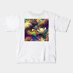 Psychedelic Fractal Kids T-Shirt